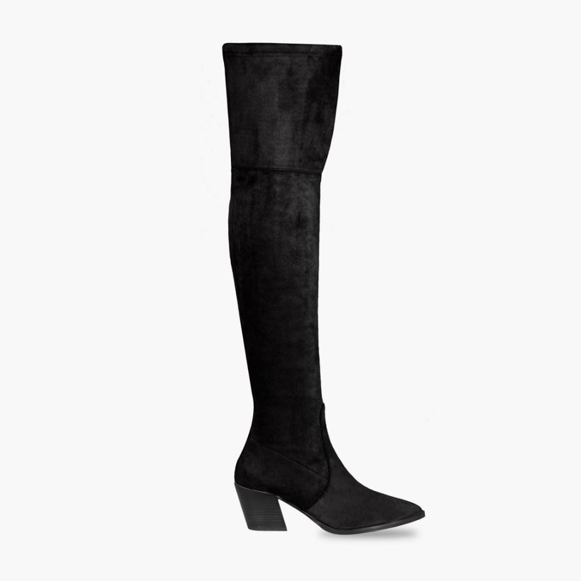 Tempest Schwarz Lederstiefel für Damen