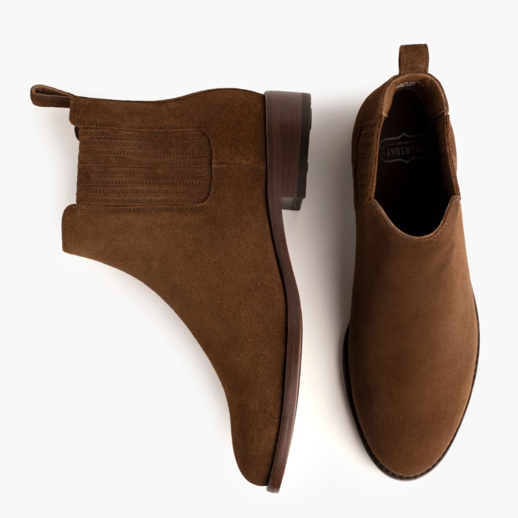Dreamer Zimtbraun Lederstiefel für Damen - Verstärkte Fersenkappe & präzise Doppelnaht