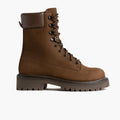 Explorer Hellbraun Matte Lederstiefel für Damen
