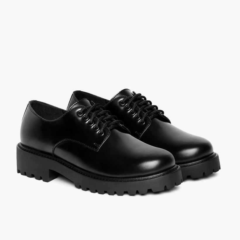 Renegade Schwarz Leather Sneakers für Damen
