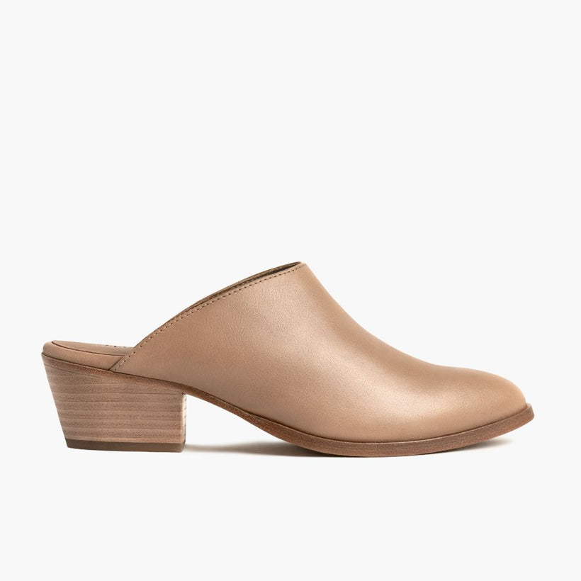 Breeze Milk Coffee Lederstiefel für Damen