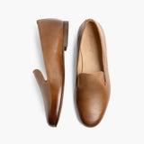 Eden Ginger Leather Boots - Reinforced Heel Counter & Precision Double-Row Stitching Detail