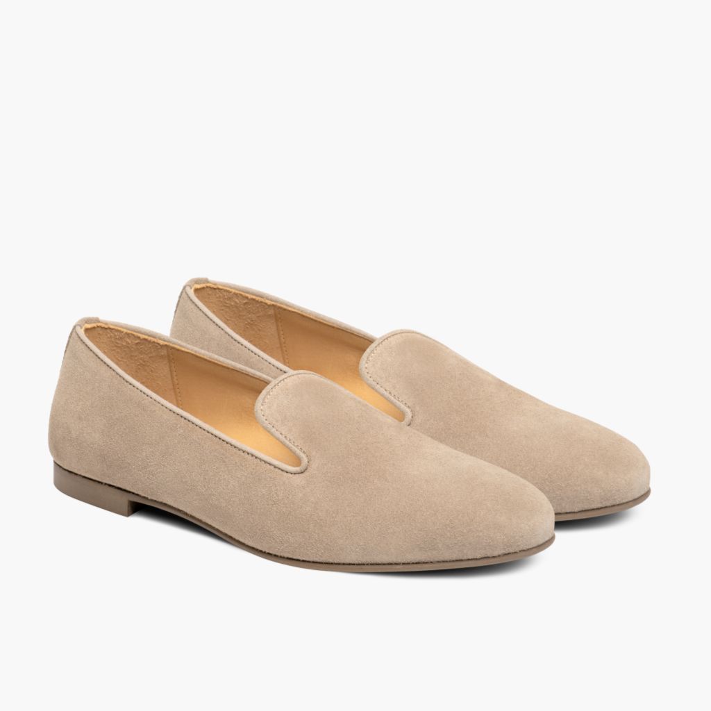 Eden Latte Lederstiefel für Damen in Classic Full-Grain Leather - Seitenansicht | Online Kaufen