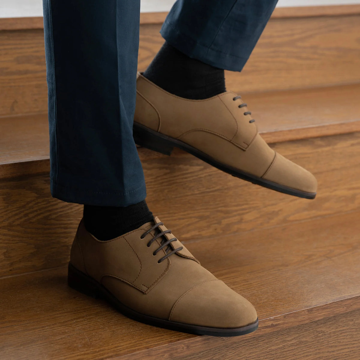 Orlaven Attorney Derby Braun Nubuck Lederschuhe - StudGuard für Herren footwear image 9