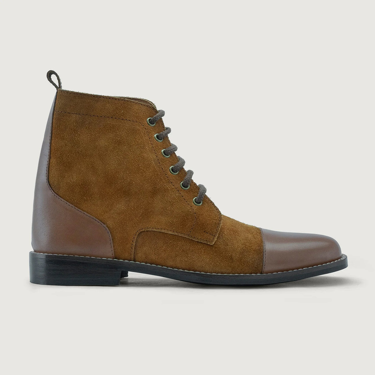 Brown Full-Grain leather Boots - Rahmengenähte Goodyear-Welt-Konstruktion & vordere Zehenkappe