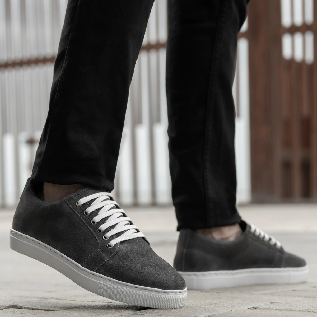 Orlaven Murphy Low Top Grau Suede Leder-Sneaker für Herren footwear image 10