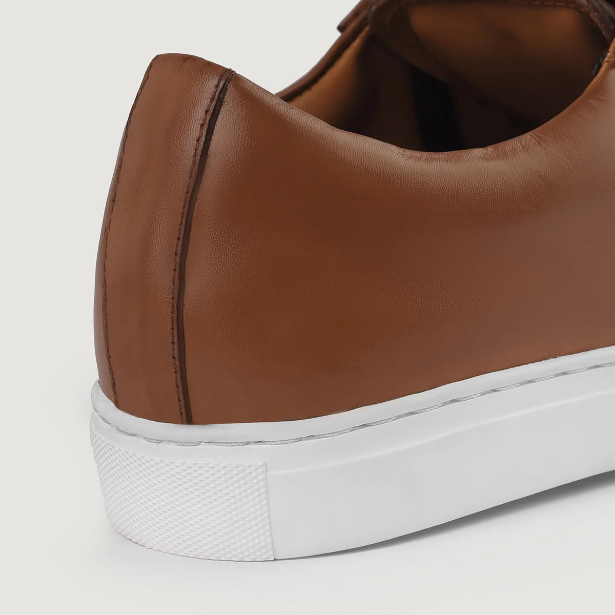 Orlaven Murphy Low Top Hellbraun Leder-Sneaker für Herren footwear image 10