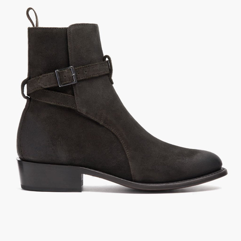 Rogue Dark Olive Suede Leather Boots für Herren