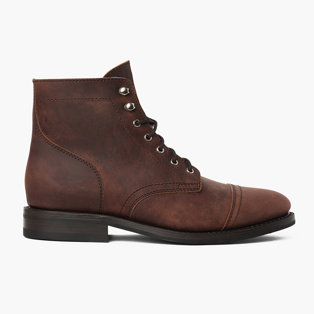 Classic Full-Grain leather Boots - Rahmengenähte Goodyear-Welt-Konstruktion & vordere Zehenkappe