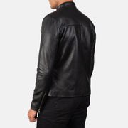 Authentic Sheepskin Leather with Semi-aniline Finish Grain Texture &amp; Heavy-Duty Seam Stitching Detail