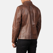 Alex Leder-Bikerjacke für Herren – Zusätzliche Produktansicht 5