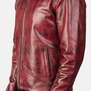 Alex Leder-Bikerjacke für Herren – Zusätzliche Produktansicht 6