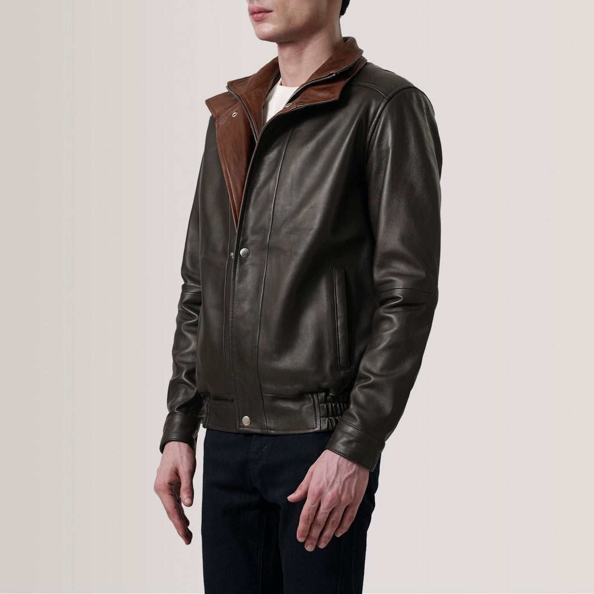 
Alfred Leder-Bomberjacke für Herren – alternate product view 3