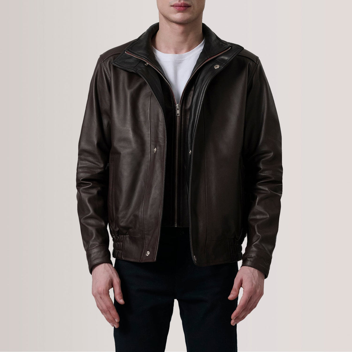
Alfred Leder-Bomberjacke für Herren – alternate product view 1