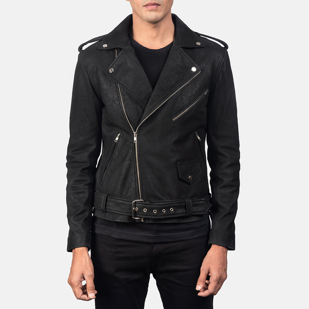 
Allaric Alley Leder-Bikerjacke für Herren – alternate product view 3