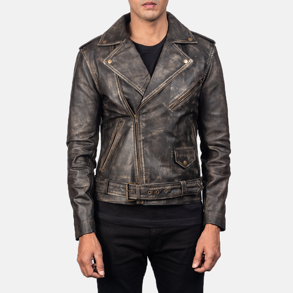 
Allaric Alley Leder-Bikerjacke für Herren – alternate product view 1
