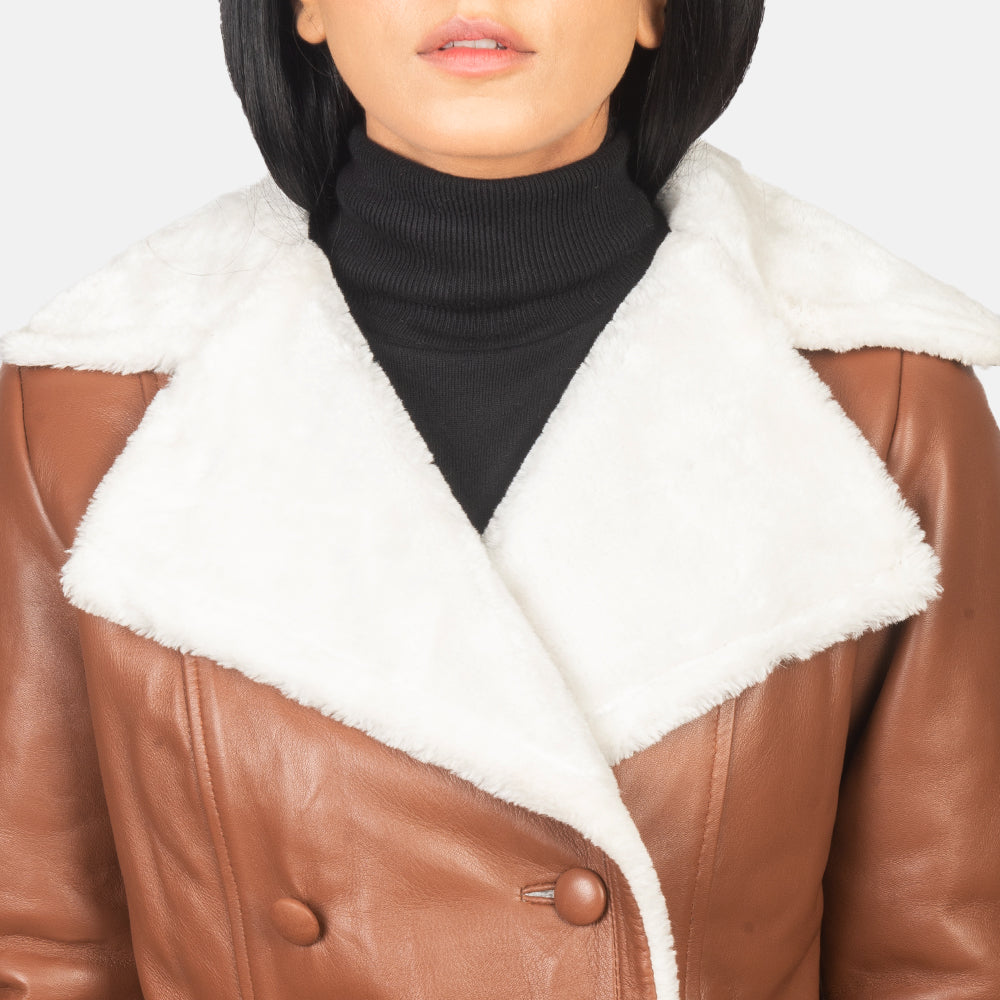 Innenansicht Showing Fully Faux Fur Lined &amp; Zwei Innentaschen