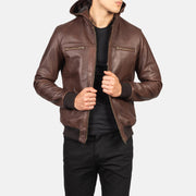 
Bouncer Biz Leder-Bomberjacke für Herren – alternate product view 4