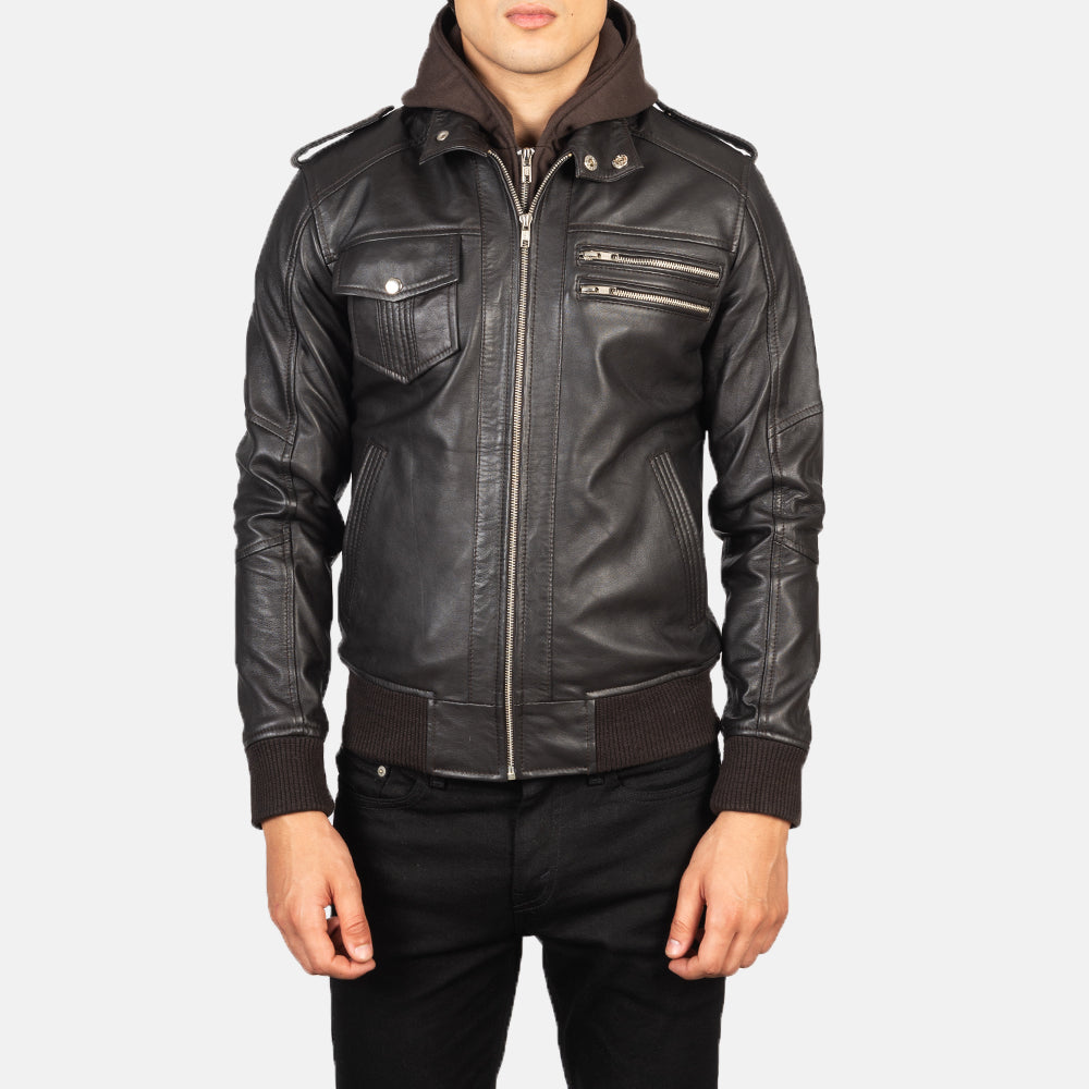 
Bravado Leder-Bomberjacke für Herren – alternate product view 4