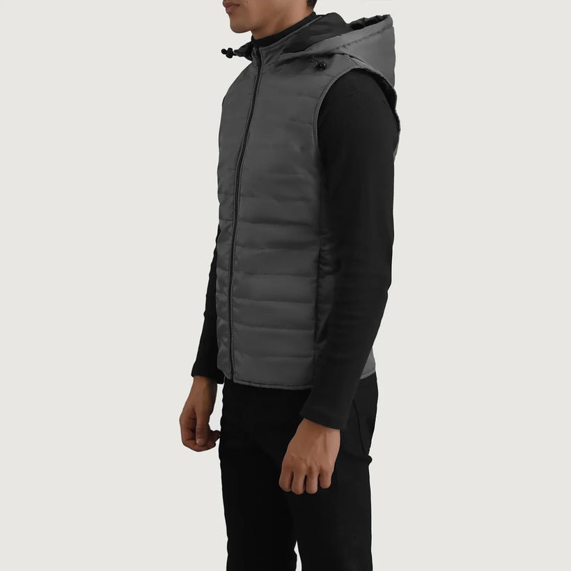 Carlo Grau Hooded Puffer Vest für Herren