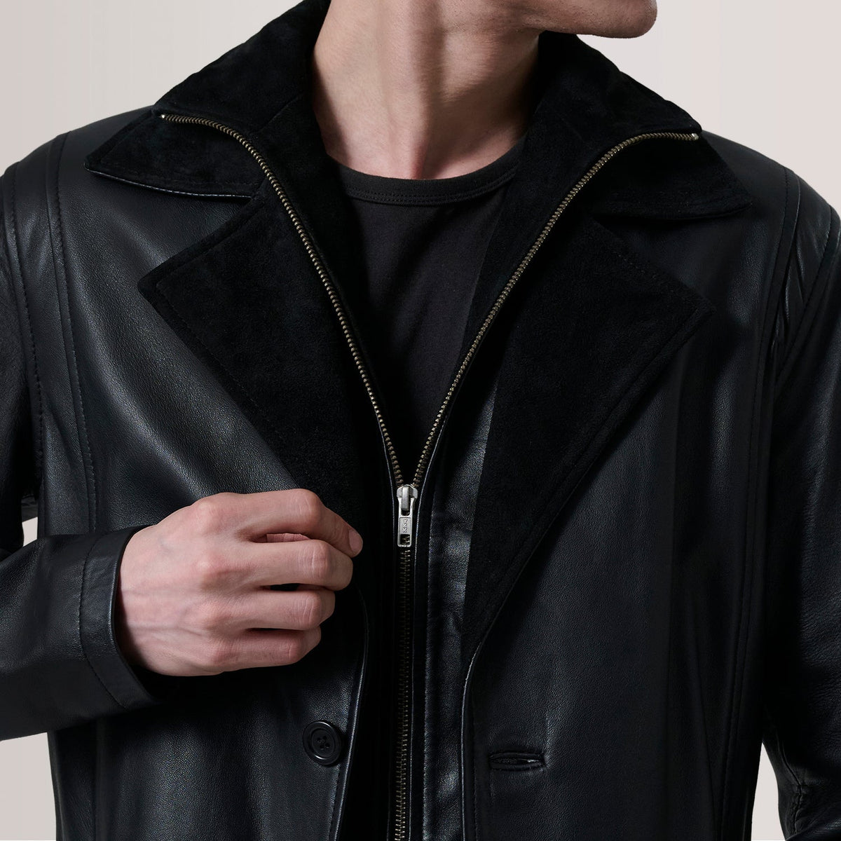 Innenansicht Showing Quilted Polyester Lining &amp; Zwei Innentaschen