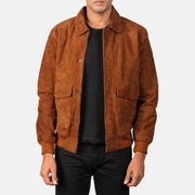 Coffmen Leder-Bomberjacke für Herren – Zusätzliche Produktansicht 1