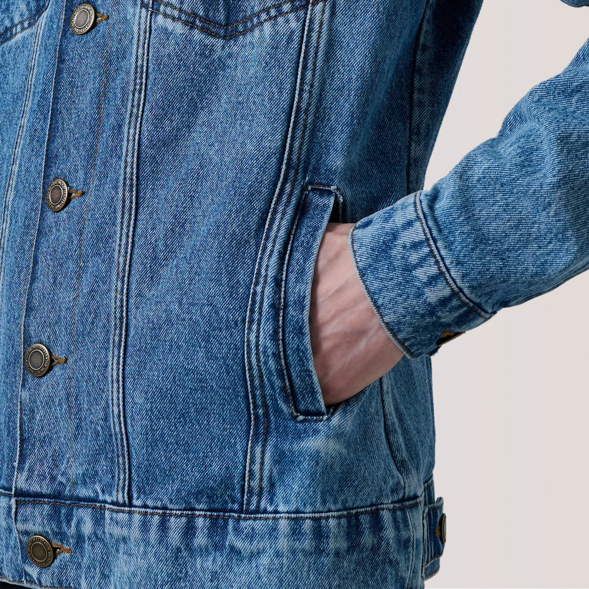 Innenansicht Showing Quilted Viscose Lining &amp; Zwei Innentaschen