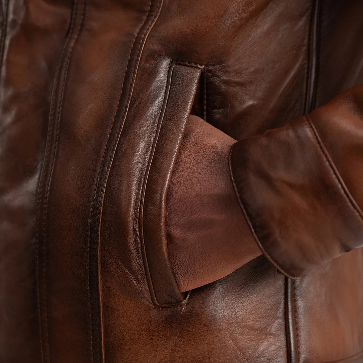 Innenansicht Showing Fully Faux Fur Lined &amp; Zwei Innentaschen