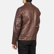 Damian Leder-Bikerjacke für Herren – Zusätzliche Produktansicht 5