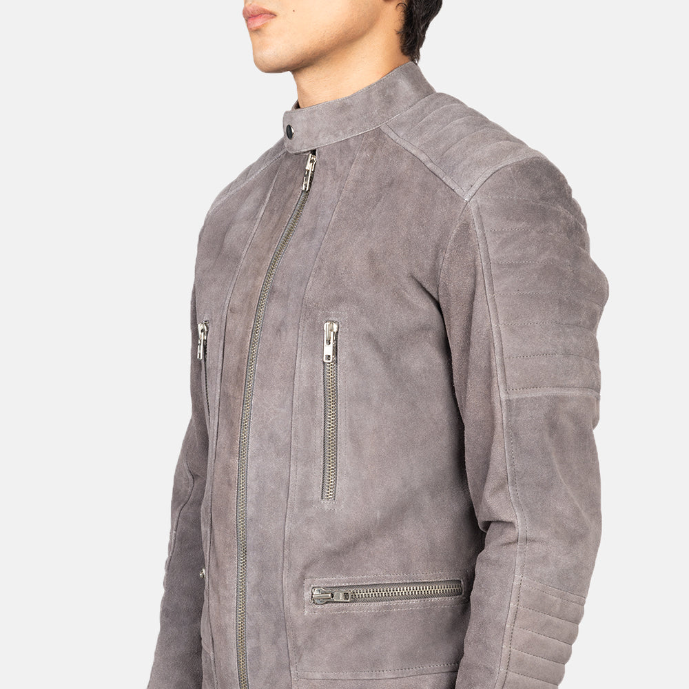 Damian Leder-Bikerjacke für Herren – Zusätzliche Produktansicht 6