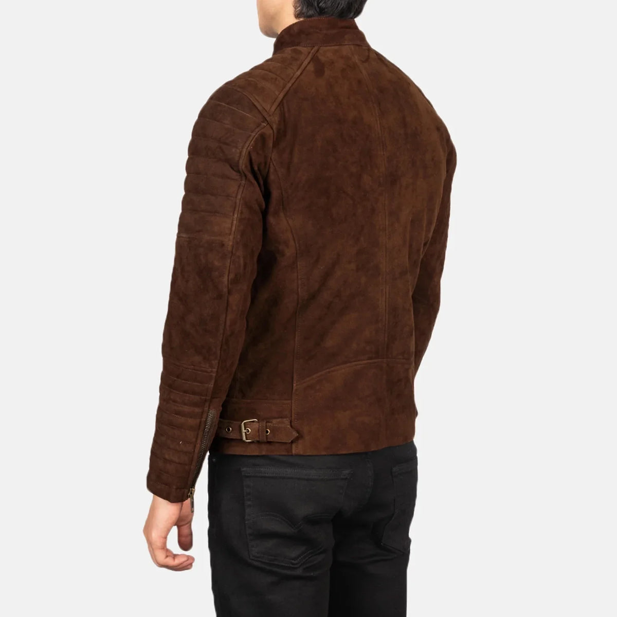 Damian Leder-Bikerjacke für Herren – Zusätzliche Produktansicht 5