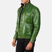 Darren Leder-Bikerjacke für Herren – Zusätzliche Produktansicht 2