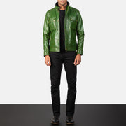 Darren Leder-Bikerjacke für Herren – Zusätzliche Produktansicht 4