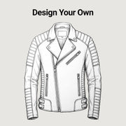Design Your Custom Leather Jacket | Free Shipping &amp; Alteration in Classic Full-Grain Leather - Vorderansicht &amp; maßgeschneiderte Silhouette | Online Kaufen