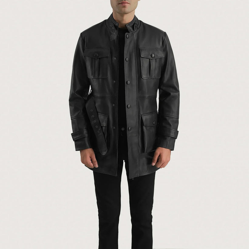 Dolf Schwarz Lederjacke für Herren