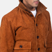 Eaton Leder-Bomberjacke für Herren – Zusätzliche Produktansicht 5