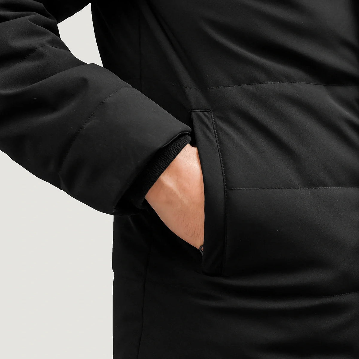 Innenansicht Showing Quilted Viscose Lining &amp; Zwei Innentaschen
