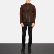 Fernando Gesteppt Leder-Bikerjacke für Herren – Zusätzliche Produktansicht 3