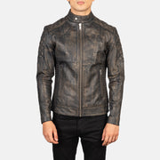 Fernando Gesteppt Leder-Bikerjacke für Herren – Zusätzliche Produktansicht 4
