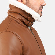 
Francis B-3 Schwarz Leder-Bomberjacke für Herren – alternate product view 6