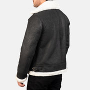 
Francis B-3 Schwarz Leder-Bomberjacke für Herren – alternate product view 5