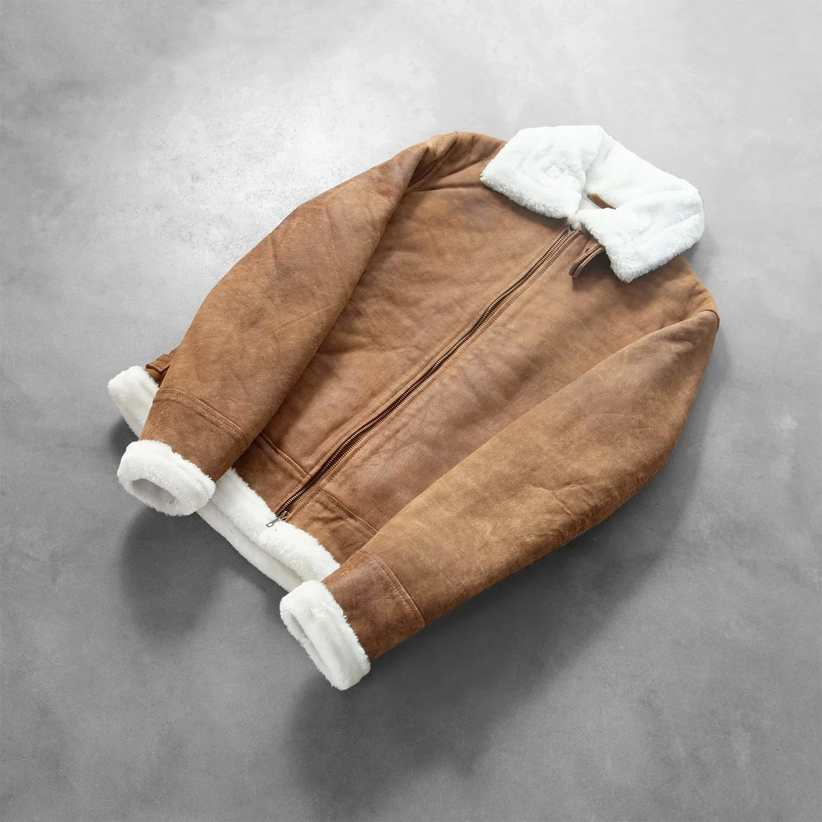 
Francis B-3 Schwarz Leder-Bomberjacke für Herren – alternate product view 7