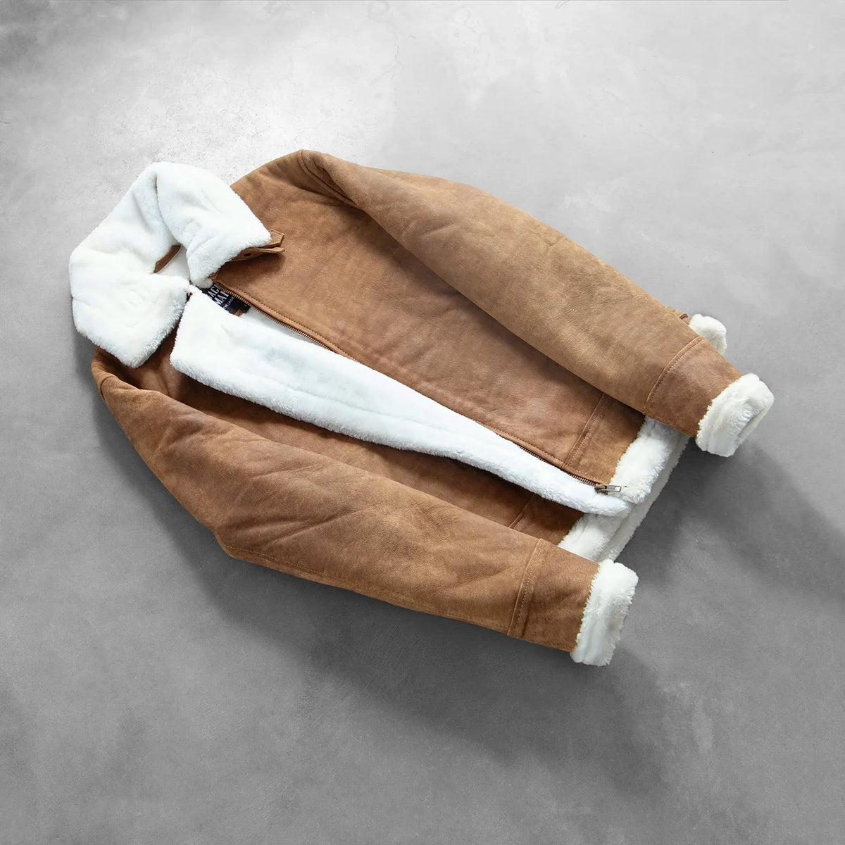 
Francis B-3 Schwarz Leder-Bomberjacke für Herren – alternate product view 8