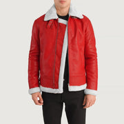 
Francis B-3 Schwarz Leder-Bomberjacke für Herren – alternate product view 1