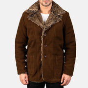 Furlong Ledermantel Beige Ledermantel für Herren – Zusätzliche Produktansicht 4