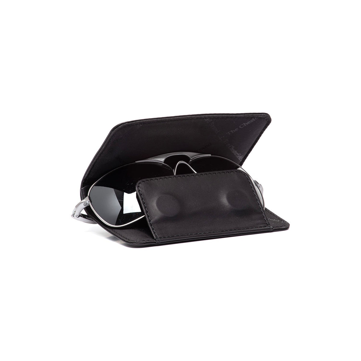 Glasses Case Maplewood für Damen in Classic 100% Full-Grain Leather - Vorderansicht &amp; maßgeschneiderte Silhouette | Online Kaufen