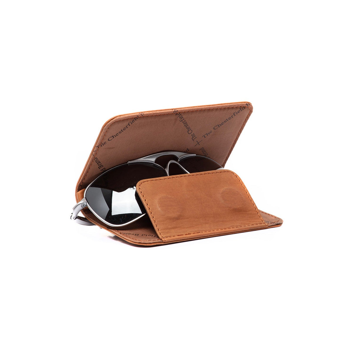 Cognac Glasses Case Maplewood für Damen, front view