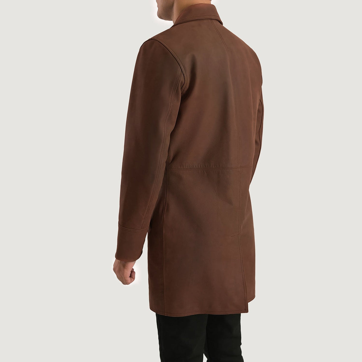 
Authentic Cowhide Leather mit Pull-Up-Lederstruktur & hochbelastbaren Ziernähten