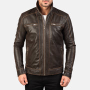 
Hudson Leder-Bikerjacke für Herren – alternate product view 4