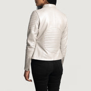 Authentic Sheepskin Leather with Aniline Finish Grain Texture & Heavy-Duty Seam Stitching Detail